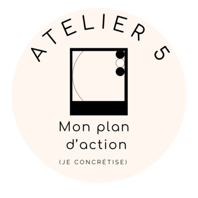 Atelier TWA 5 Mon plan d'action