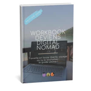 Couverture ebook Deviens digital nomad par Coline Rosier pour TWA